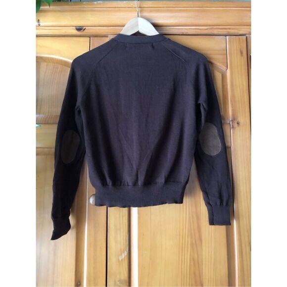 Zara Knit Argyle Cropped Women’s Cardigan Size S - Picture 4 of 10